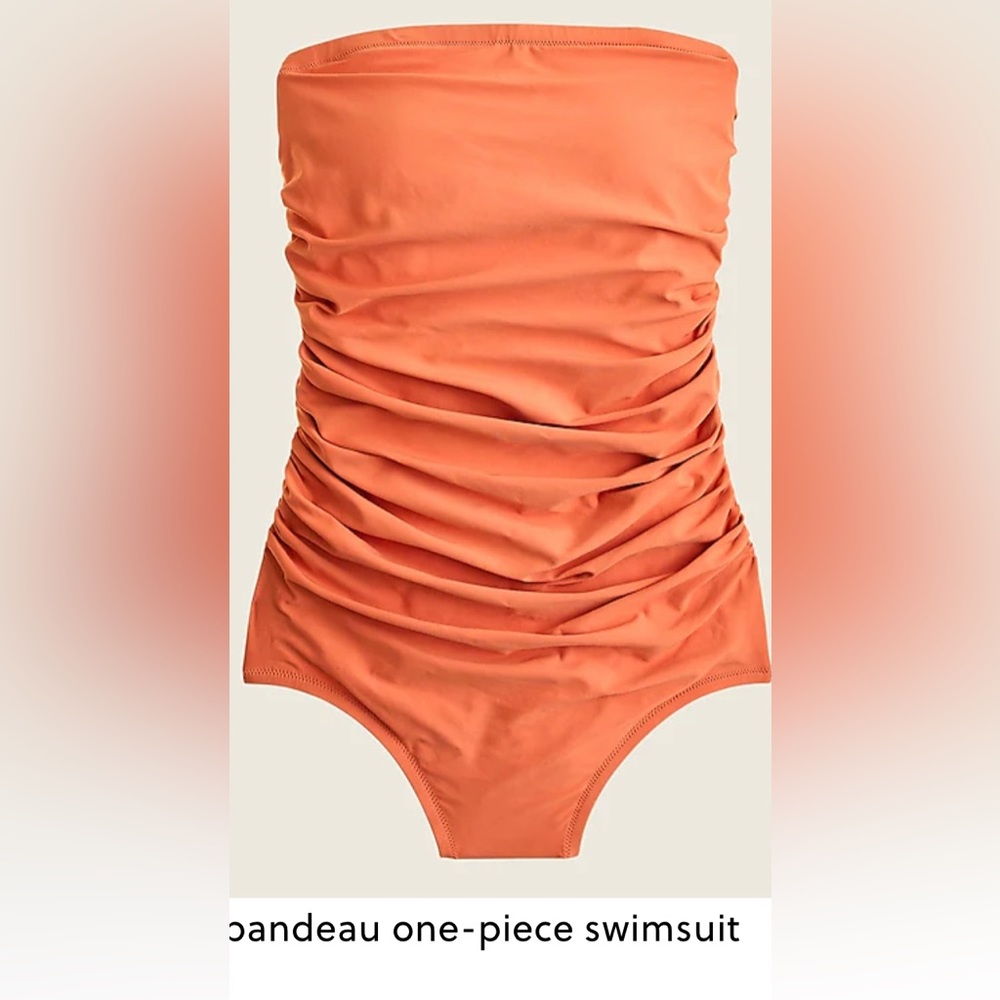 NWT J. Crew Bandeau Bathing Suit